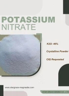 POTASSIWM NITRAD O TSIEINA
